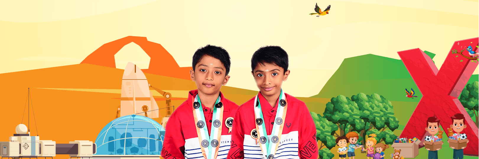 Master Anay and Abeer Ramakrishnan